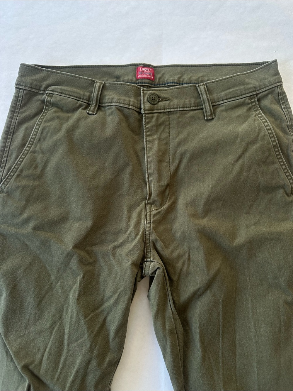 Levi’s XX Chino Green Slim Taper Men’s Twill Cotton Pants 32x34